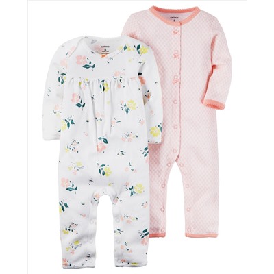 2-Pack Babysoft Coveralls