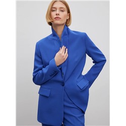Жакет приталенного кроя  цвет: Синий ML734/orchid | купить в интернет-магазине женской одежды EMKA