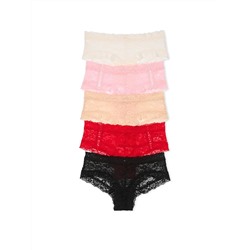 VICTORIA'S SECRET 5-Pack Lace Cheeky Panties