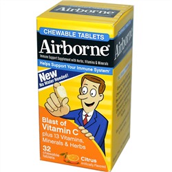 AirBorne, Chewable Tablets, Citrus, 32 Tablets