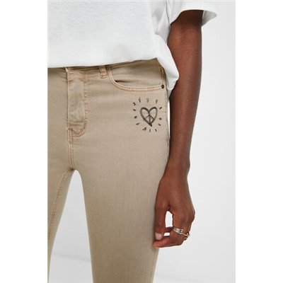 Pantalón vaquero skinny tobillero