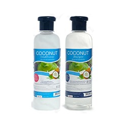 Набор из шампуня и кондиционера для волос "Кокос" от Banna 360мл+360мл / Banna Shampoo+Conditioner Coconut set 360ml+360 ml