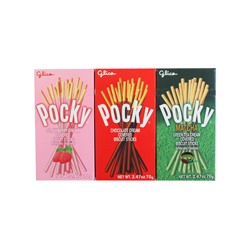 Хрустящие японские палочки Pocky (разные вкусы) 45 грамм /Pocky Biscuit Sticks 45 gr