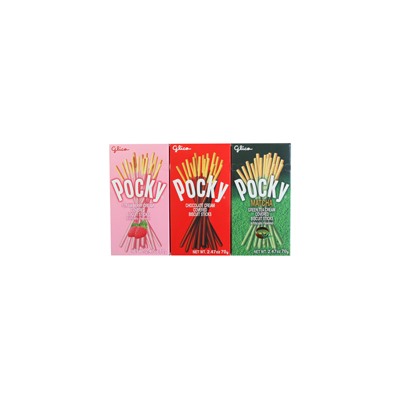 Хрустящие японские палочки Pocky (разные вкусы) 45 грамм /Pocky Biscuit Sticks 45 gr