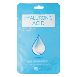 [YU.R] Маска для лица тканевая ГИАЛУРОНОВАЯ КИСЛОТА ME Hyaluronic Acid Sheet Mask, 1 шт