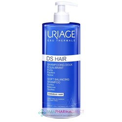 Uriage DS Hair Shampooing Doux Equilibrant Tous Types de Cheveux 500ml (péremption 01/2024)