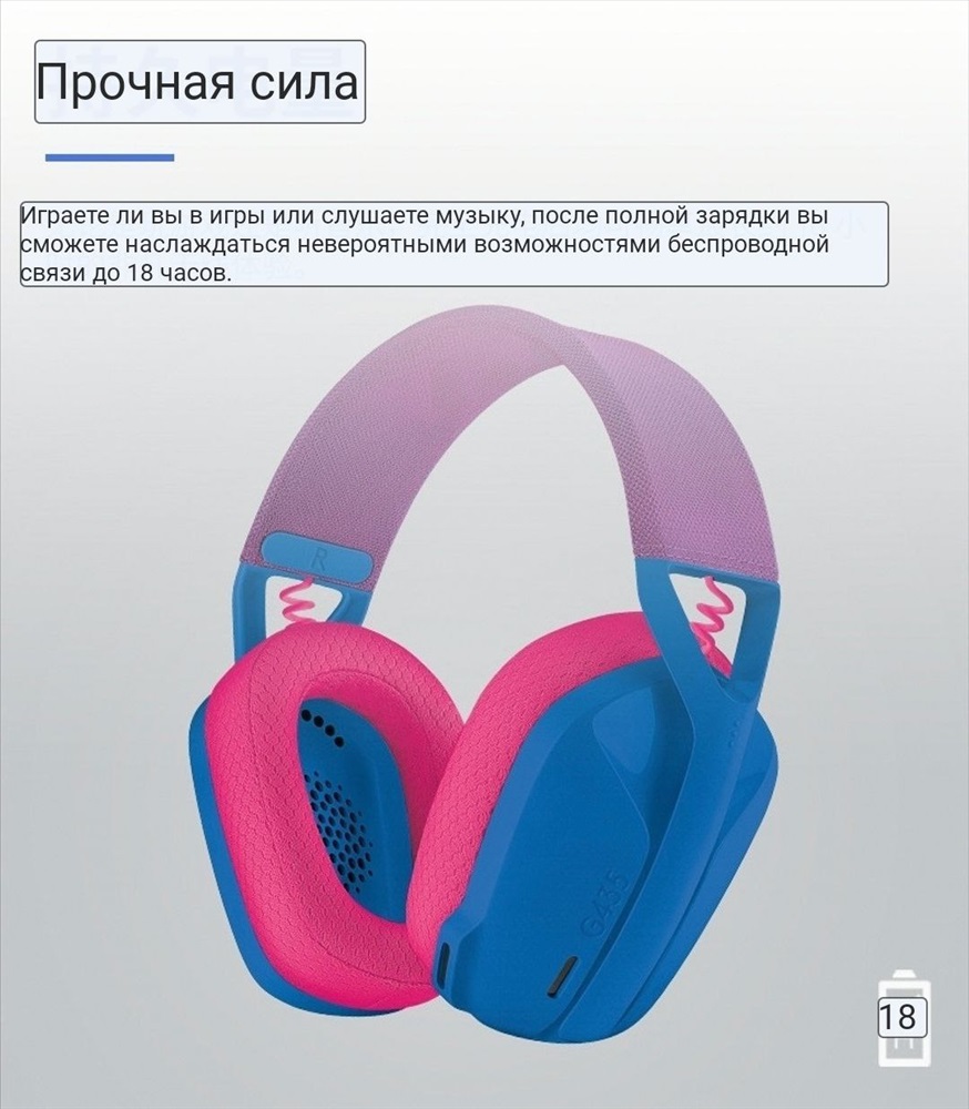 Беспроводные наушники Logitech G435 LIGHTSPEE*D купить, отзывы, фото,  доставка - Клуб совместных покупок СП 