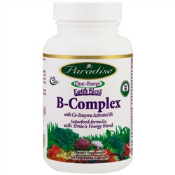 Paradise Herbs, B-complex with Co-Enzyme Activated B's, 60 Vegetarian Capsules