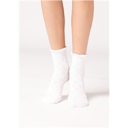 Kurze Socken mit Wolle für Mädchen