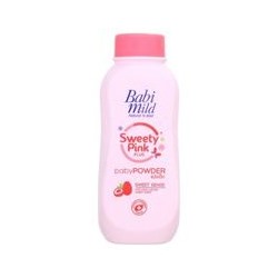 Детская присыпка ароматизированная Sweety Pink Plus от Babi Mild 180 гр / Babi Mild Sweety Pink Plus Baby Powder 180g