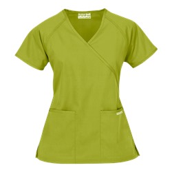 Butter-Soft Scrubs by UA™ Solid Mock Wrap Top