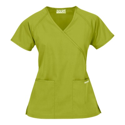 Butter-Soft Scrubs by UA™ Solid Mock Wrap Top