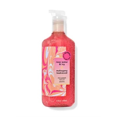 Rose Water & Ivy & Mahogany Teakwood Deep Cleansing Hand Soap