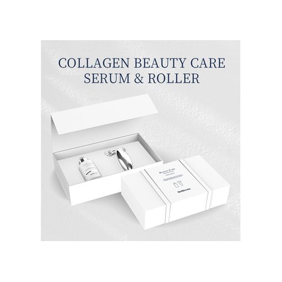 Collagen Beauty Care Serum & Roller Set, Набор из сыворотки с коллагеном и мини лифтинг роллера