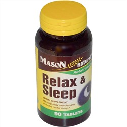 Mason Naturals, Отдых и сон, 90 таблеток