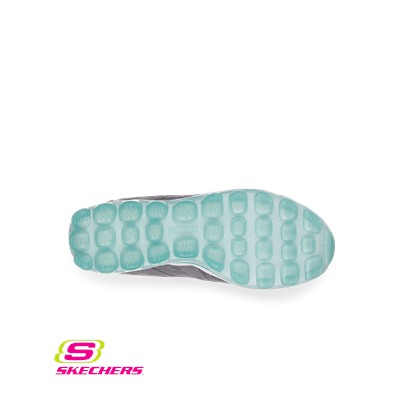 Skechers Lite SkechAir Athletic Gray/Blue Nursing Shoe