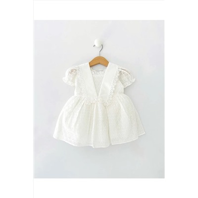 COLORED BABY Kız Çocuk Dantel Fisto Astarlı Elbise 1005801