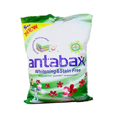 Суперочищающий стиральный порошек Antabax c отбеливающим эффектом 5кг
