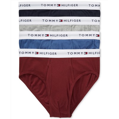 Tommy Hilfiger Men's Underwear, Cotton Brief 4-Pack - 09TF001