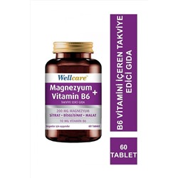 Wellcare Magnezyum Vitamin B6 Takviye Edici Gıda 60 Tablet 8699680010250