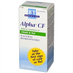 Boericke & Tafel, Пищевая добавка «Альфа CF», 120 таблеток