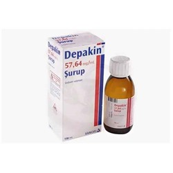 DEPAKIN şurup 150 ml ilaç (аналог Депакин)
