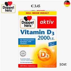 Vitamin D3 2000IE 50 St., 20,8 g