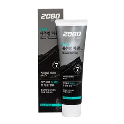 [DENTAL CLINIC 2080] Зубная паста УГОЛЬ И МЯТА Pure Black Clean Charcoal/Fresh Mint Toothpaste, 120 гр
