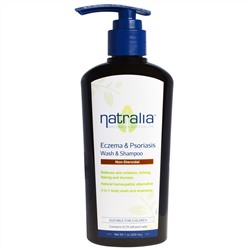 Natralia, Средство для купания и шампунь против экземы и псориаза, 200 мл (7 fl oz)