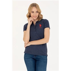 U.S. Polo Assn., Kadın LAcivert Polo Yaka T-Shirt ARİEN GİYİM