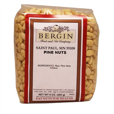 Bergin Fruit and Nut Company, Кедровые орехи, 9 унций (255 г)