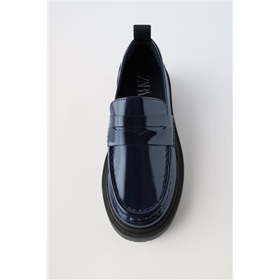 TRACK SOLE LOAFERS