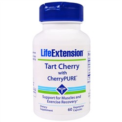 Life Extension, CherryPure, экстракт вишни, 60 вегетарианских капсул