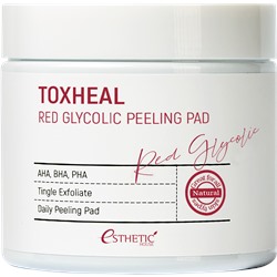 [ESTHETIC HOUSE] Пилинг-подушечки МИНДАЛЬНЫЕ Toxheal Red Glyucolic Peeling Pad, 100 мл (100 шт)