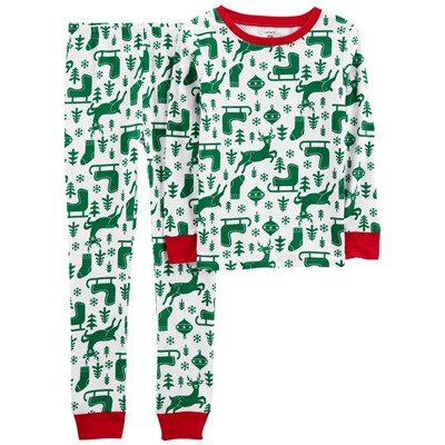 2-Piece Christmas 100% Snug Fit Cotton PJs