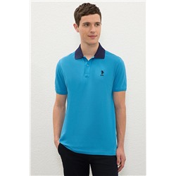 U.S. Polo Assn. Mavi Erkek T-Shirt G081SZ011.000.1272191