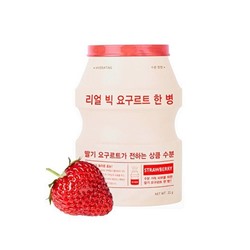 Real Big Yogurt One-Bottle (Strawberry), Клубничкая тканевая маска