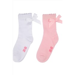 Носки трикотажные для девочек, 2 пары в комплекте PLAYTODAY #884897