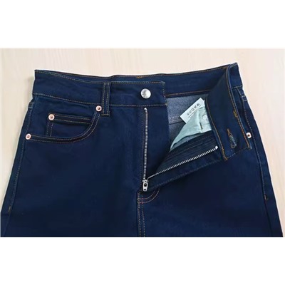 Женские прямые джинсовые брюки в американском стиле