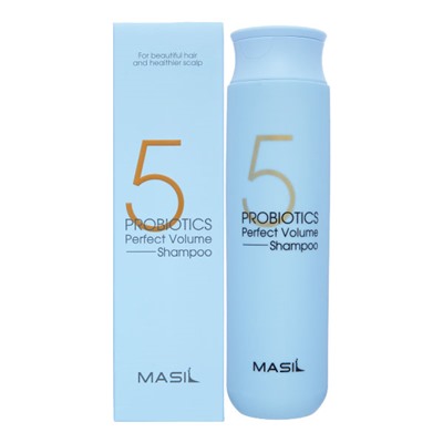 MASIL 5 PROBIOTICS PERFECT VOLUME SHAMPOO Шампунь для увеличения объема волос с пробиотиками 300мл