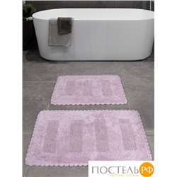 5138 Набор ковриков для ванной "KARNA" LENA 50x70+60x100 см 1/2 Лавандовый