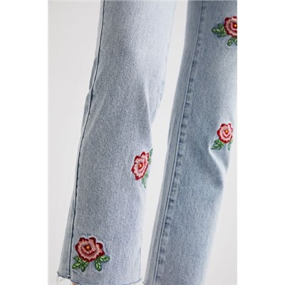 Vaquero Straight cropped floral