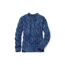 POLO RALPH LAUREN Boxy Cable Cotton Sweater