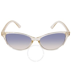 CALVIN KLEINBlue Gradient Cat Eye Ladies Sunglasses