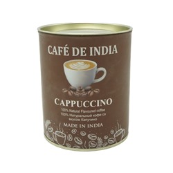 BHARAT BAZAAR Natural Instant Flavoured coffee Cappuccino Кофе натуральный со вкусом капучино 100г