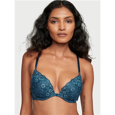 VICTORIA'S SECRET Sexy Tee Posey Lace Front-Close Push-Up Bra