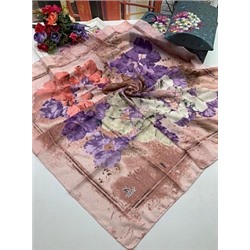 Платок женский с цветочным мотивом (100*100 см.) арт. 248299