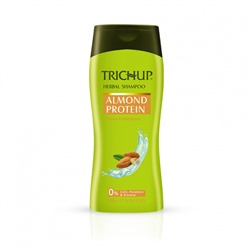 VASU TRICHUP Herbal Shampoo Almond Protein Восстанавливающий шампунь для волос с миндальным протеином 200мл
