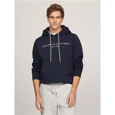 EMBROIDERED TOMMY LOGO HOODIE