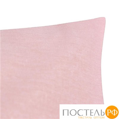 Наволочка Этель 50х70 см, цв. розовый, 100% хлопок, бязь